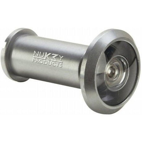 Nuk3y 220 Degree Wide Angle Heavy Duty Door Viewer (1 Pack, Satin Nickel) 1 Pack