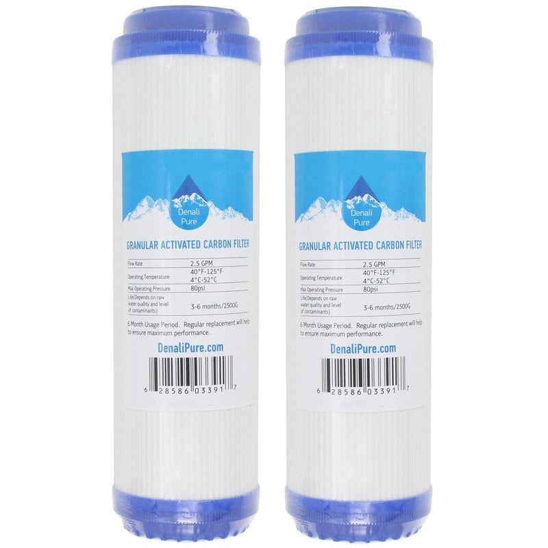 2-Pack Compatible with OmniFIlter OB1 Granular Activated Carbon Filter