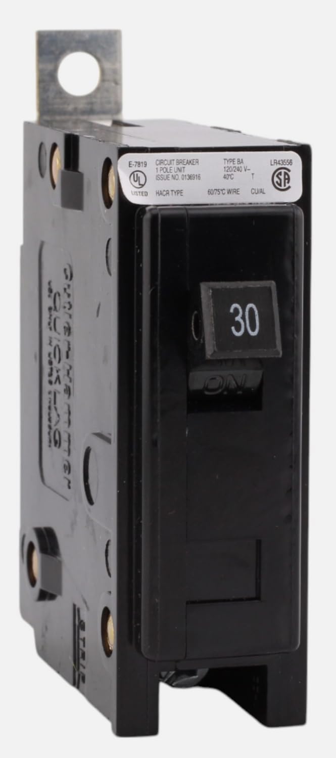 New Cutler-Hammer Eaton BAB1030 Circuit Breaker 1 Pole 30A 120/240V BAB Bolt On
