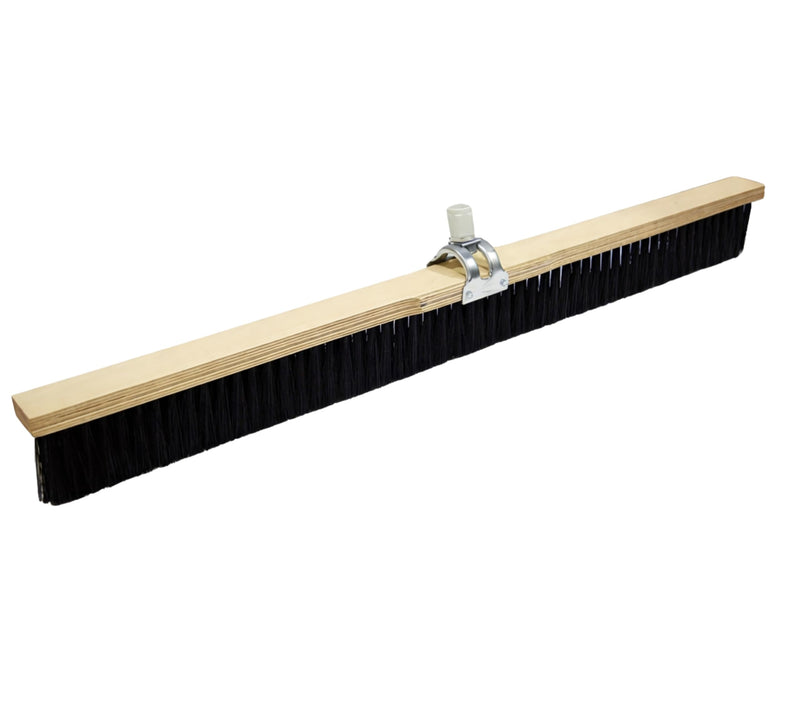 Bon 82-470 Concrete Finish Brush 24" Black Styrene Bristles with Adjustable Handle Socket 3" Trim for Concrete Texturing 24"