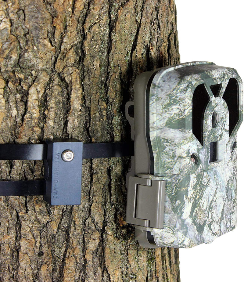 Trail Camera Lock by Guardian - Game Cam Tree Mount Holder Accessory and Heavy Duty Metal Security Locking Strap to Replace Lockbox and Reduce Theft (48 inch) (Standard) 1 Count (Pack of 1)