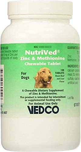 NutriVed ZinPro Chewable Tablets for Dogs (100 count) - NewNest Australia
