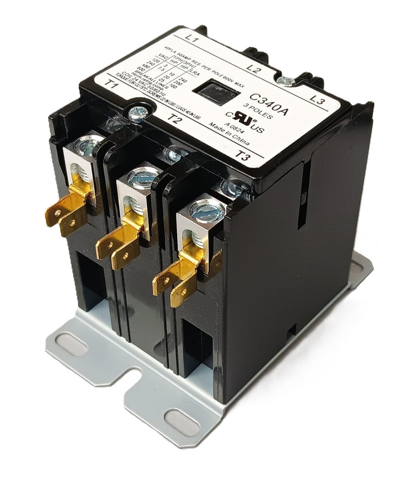 Packard 3 Pole 40 Amp 24 Vac Contactor C340A
