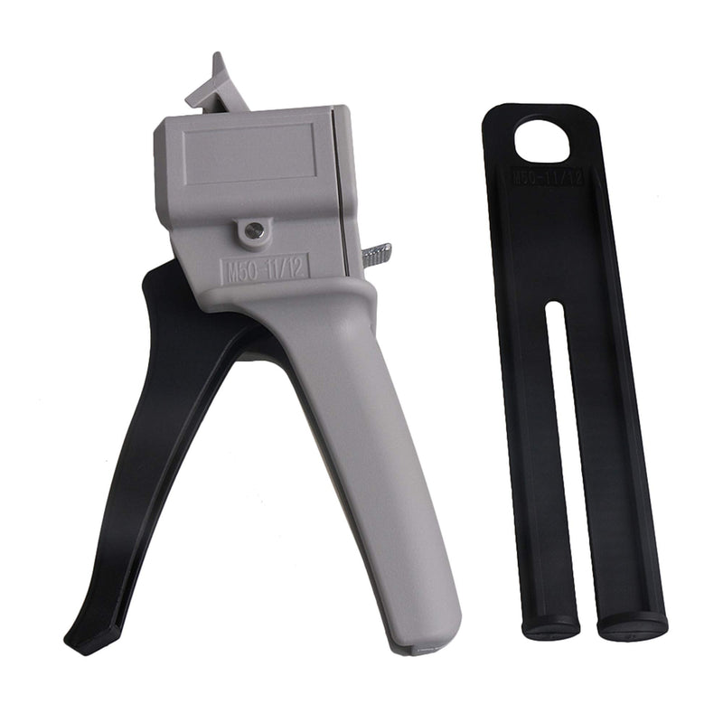 CNBTR Dispenser for 50ml 1: 1/1: 2 AB Cartridges Plastic Tubes Adhesive Impression Mixing Dispensing