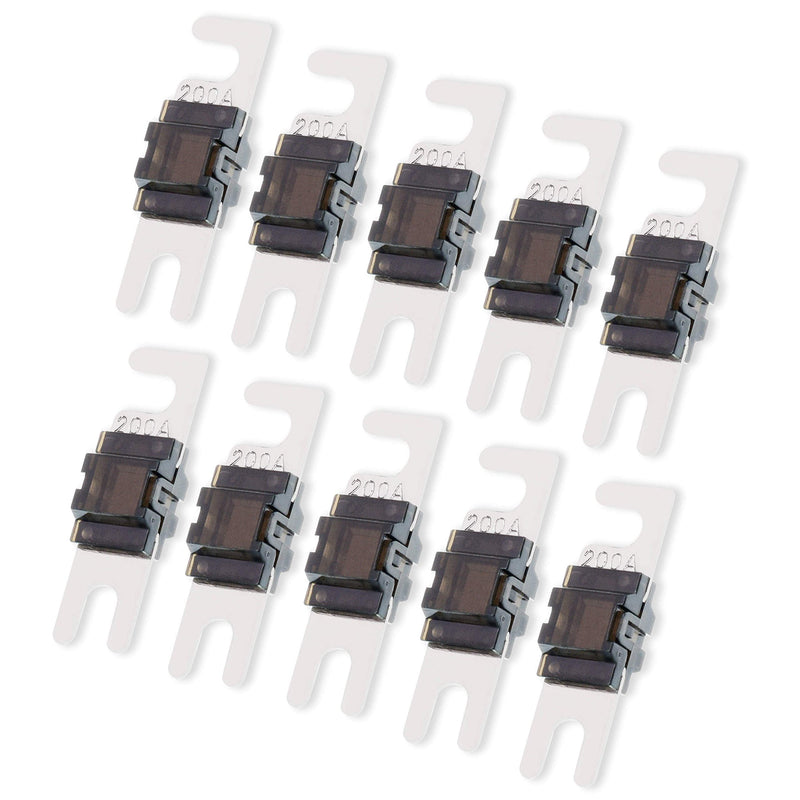 Conext Link AFS200-10 Nickel 200 Amp AFS Fuse 10 Pack （14112）