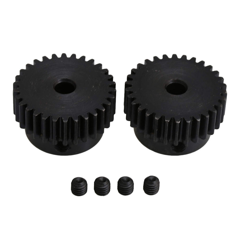 CNBTR 30 Motor Metal Gear Wheel 6mm Hole Diameter Modulus 1 Steel Gear Pack of 2