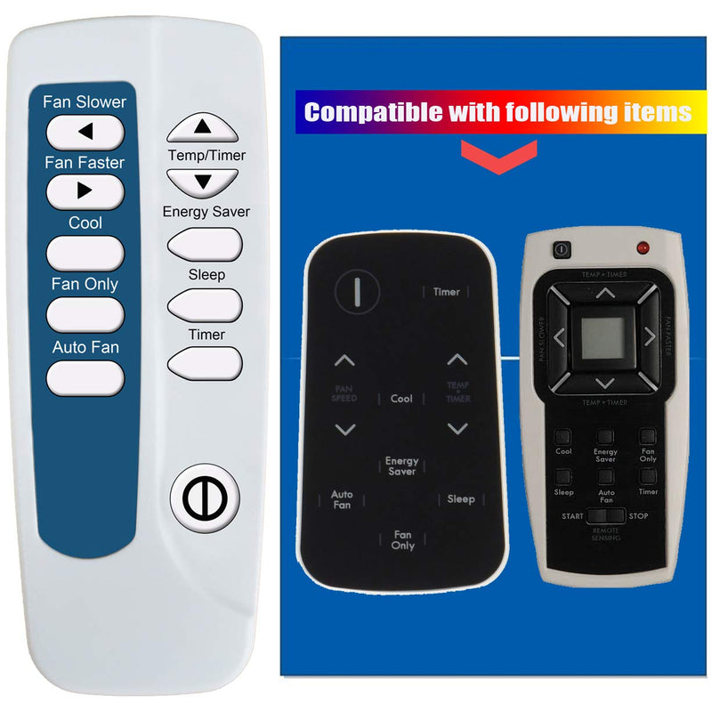 RCECAOSHAN Compatible Air Conditioner Remote Control Replacement for Kenmore AC Remote Control 5304495111, 5304476181, 5304476311, 5304476246, 5304495027 (Not Universal)