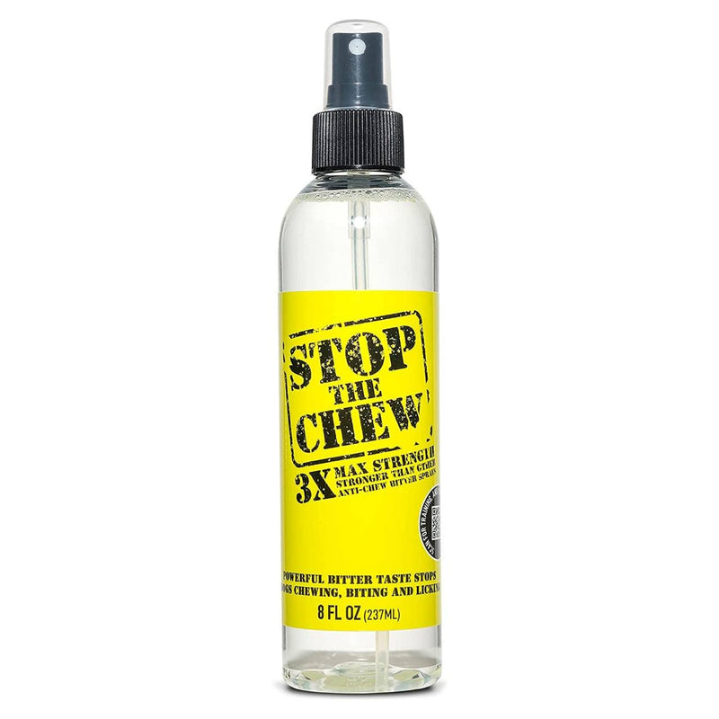 EBPP Stop The Chew 3X Strength Anti Chew Bitter Spray Deterrent for Dogs and Puppies - Alcohol-Free - Most Powerful Bitter Deterrent - 8 Ounce - PawsPlanet Australia