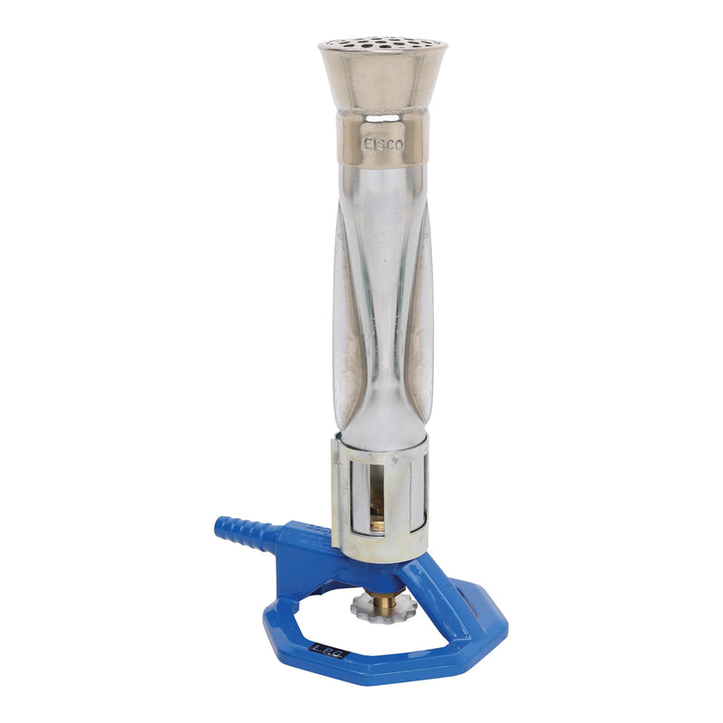 EISCO Meker Burner, LPG - High Temperature Flame - Suitable for use with LPG/Butane Gas - Highly Stable Octagonal Base