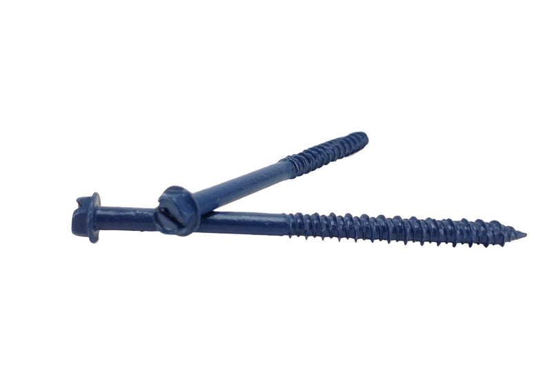 Hex Head Concrete Screw Anchor (1/4 x 4) 100 Pieces with Drill Bit (Miami-Dade Compliant) Chenango Supply