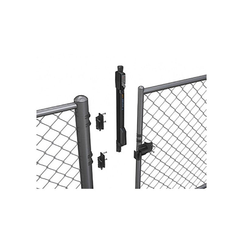 D&D TECHNOLOGIES ML3RPK MagnaLatch Round Post and Chain Link Gate Latch Adapter Kit, for Top and Vertical Pull Safety Gate Latches, Adapters Only, MagnaLatch Latch Not Included Round Post Adapter Kit Black