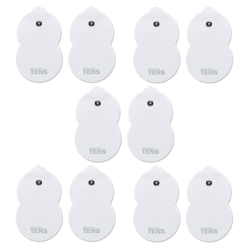 Premium TENS Electrodes Compatible with Omron. 10 (5 Pair) Replacement Electrode Pads Compatible with Omron TENS Devices. Discount TENS Brand.