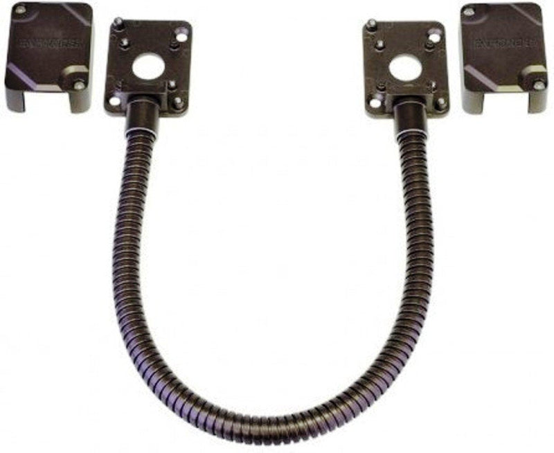 Seco-Larm SD-969-M15Q/B Armored Electric Door Cord/Removable Covers, Bronze, Designed to carry wiring to conduct power to electric locks or access systems, Surface-mounted