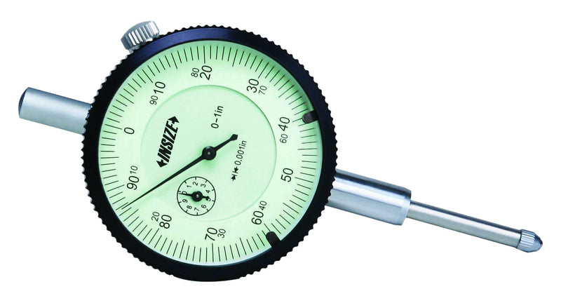 INSIZE 2307-055 Dial Indicator, .5", Graduation .0005"