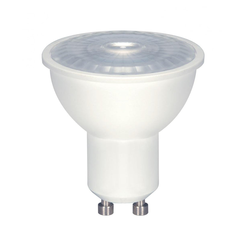 Satco S9382-6.5 Watt MR16 LED Reflector Light Bulb; 2700K Warm White; 500 Lumen; 40 Deg. Beam Angle; GU10 Bi-Pin Base; Dimmable, 120 Volt (6 Bulbs)