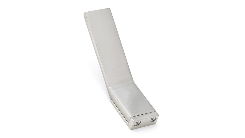 Richelieu Modern Metal Single Wall Hook, Brushed Nickel