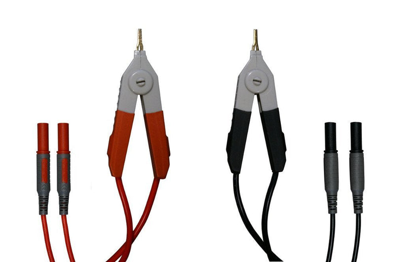 Test Lead Kelvin Clip to 4-channel Banana Plug (3 feet)