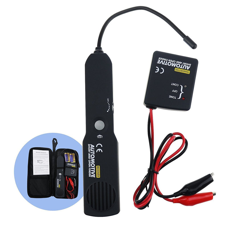 Automotive Circuit Tester, Car Repair Cable Circuit Wire Tracker Tracers Analyzer Short Open Finder Tester Checker Device Detector Probe DC 6-42V Car Diagnostic Tool