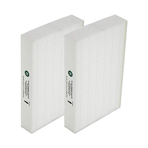 True HEPA Replacement Filter Compatible with Honeywell HEPA R Filter (HRF-R2) for HPA090, HPA100, HPA200, HPA250 and HPA300 Series Air Purifiers (2 Pack) HRF-R2