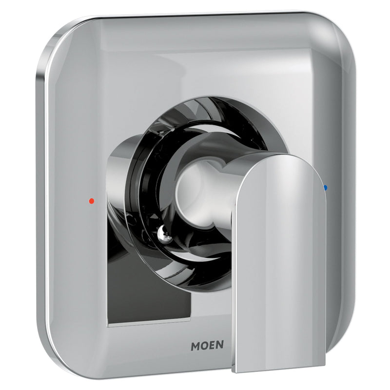 Moen T2471 Genta LX Chrome Posi-Temp Shower Trim Kit, Valve Required 7.72 x 7.87 x 4.57 inches (Pack of 1)