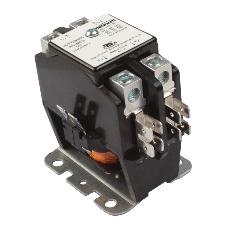 Holdwell 45GG20AJ 2 Pole 40 Amp 24V Coil Definite Purpose Air Conditioner Contactor HWPY22440CC