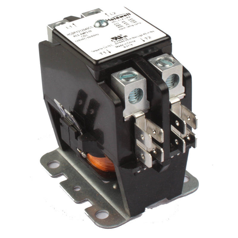 Holdwell 45GG20AF 2 Pole 40 Amp 120V Coil Definite Purpose Air Conditioner Contactor HWPY212040CC