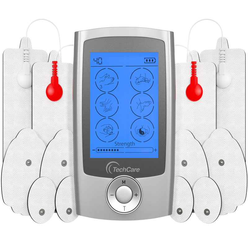 Tens Unit Muscle Stimulator 24 Modes EMS Pulse Massager Machine Device Neck Back Leg Shoulder Pain Relief with Lower Back Massager Belt