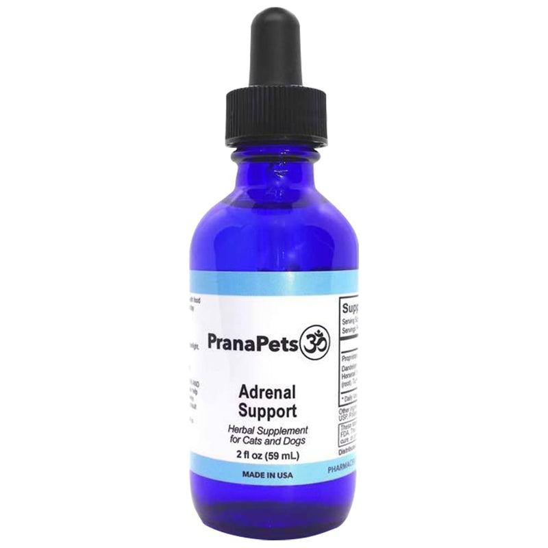 Prana Pets Adrenal Support Naturally Relieves Symptoms of Cushings Disease in Dogs | Licorice Free Herbal Formula Safely Promotes Healthy Adrenal Function and Overall Wellbeing 1 Pack - PawsPlanet Australia