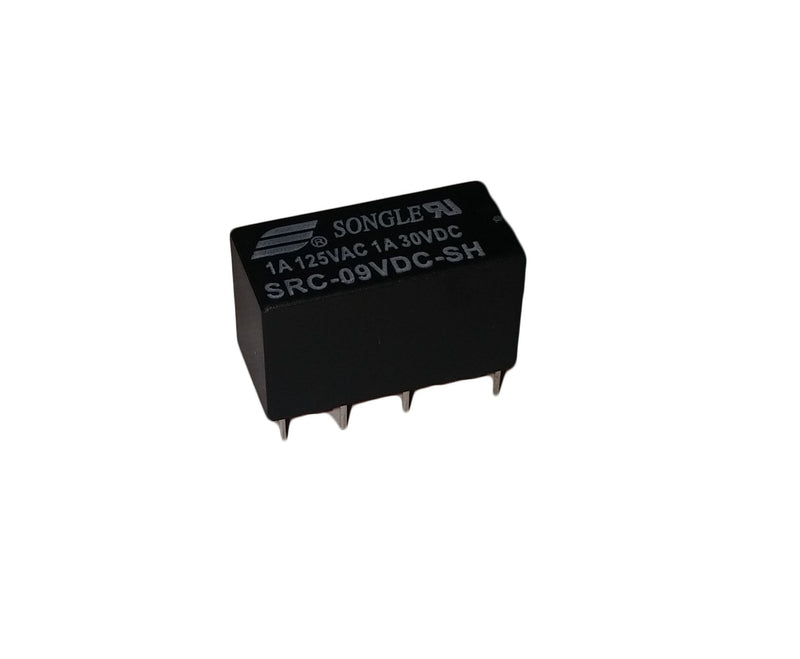 9vdc (9 Volt DC) Relay - DPDT PCB 8-Pin Mount - Non-Latching Non-Polarized Electronic Low Signal High Sensitivity Relay Module for DIY Electronics and Arduino 9V Relay