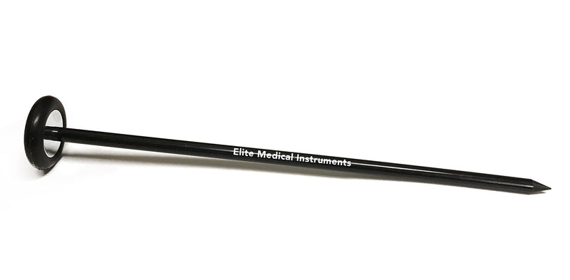 EMI Deluxe Queen Square Neurological Reflex Hammer (EIH-781 Black) with Pointed tip for Superficial responses Deluxe Queen Square Hammer (Black)