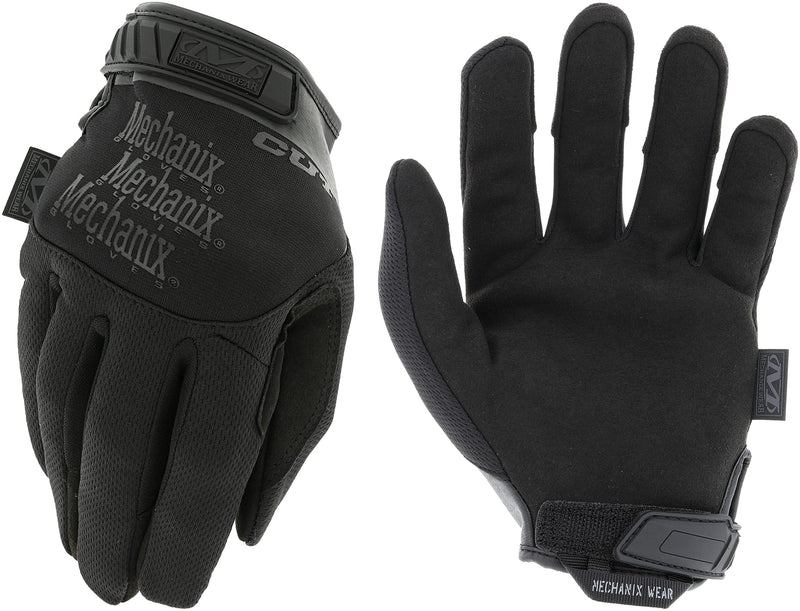 Mechanix Wear: Tactical Specialty Pursuit D5 Cut Resistant Covert Work Gloves (Medium, All Black) Medium