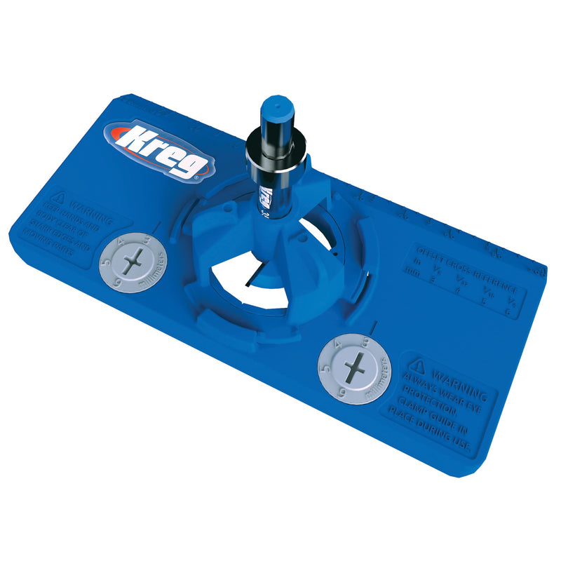 Kreg KHI-Hinge Concealed Hinge Jig - Drill Perfect Holes for Cabinets & Hardware Installation - Holiday Home Improvement Gifts for Him