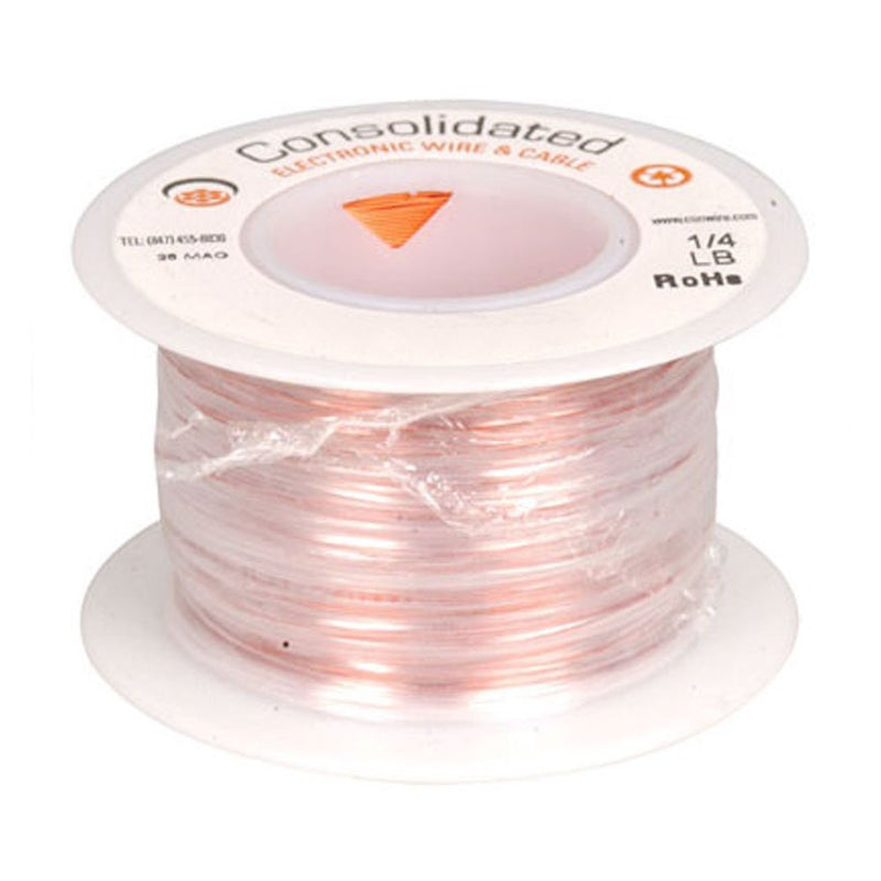 Jameco Valuepro 28MAG Magnet Wire 28 AWG 520' 1/4 lb. Plain Enamel Nylon Insulated