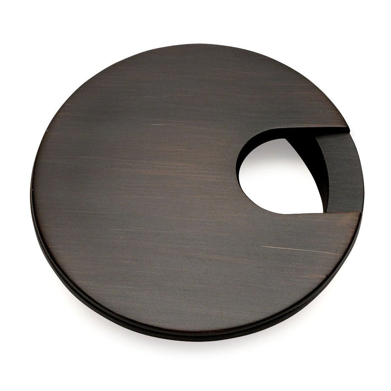 Cosmas® 50203ORB Oil Rubbed Bronze 2-1/2" Two Piece Zinc (Metal) Desk Grommet - 3" Overall Diameter