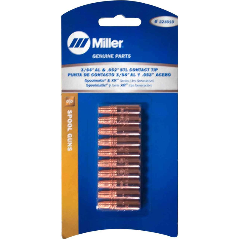 Miller 223019 10 Pack .312 OD .052 AWG Copper Spade Terminals