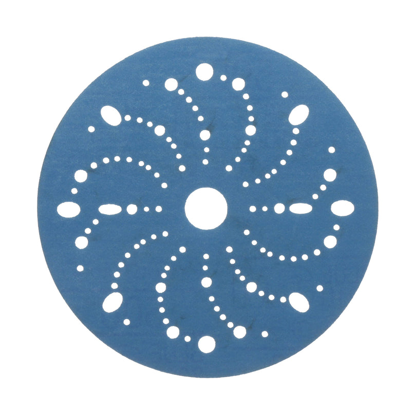 Hookit 3M Hookit Blue Abrasive Disc 321U Multi-hole, 36182, 6 in, 500, 50 discs per carton