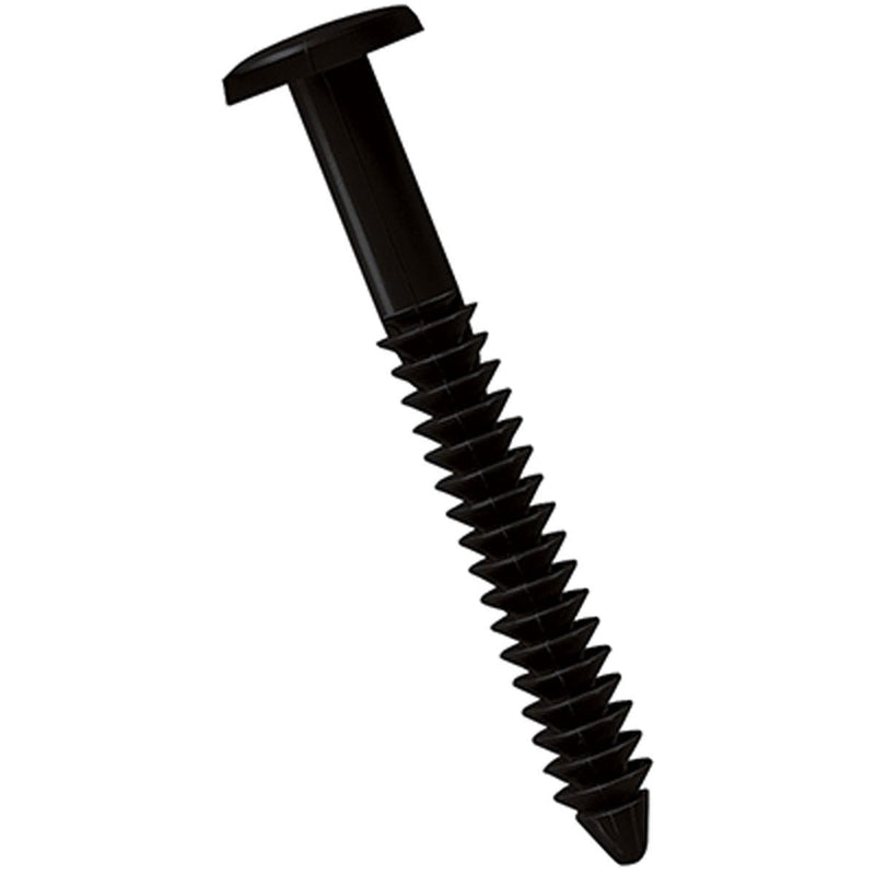 Ekena Millwork LVSL0012BL Shutter Lok, Black, 12 Count