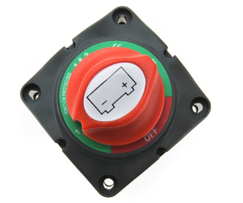 Micro Traders 12V/24V Narva Dual Battery Isolator Kill Switch Master 4 Position Battery Switch