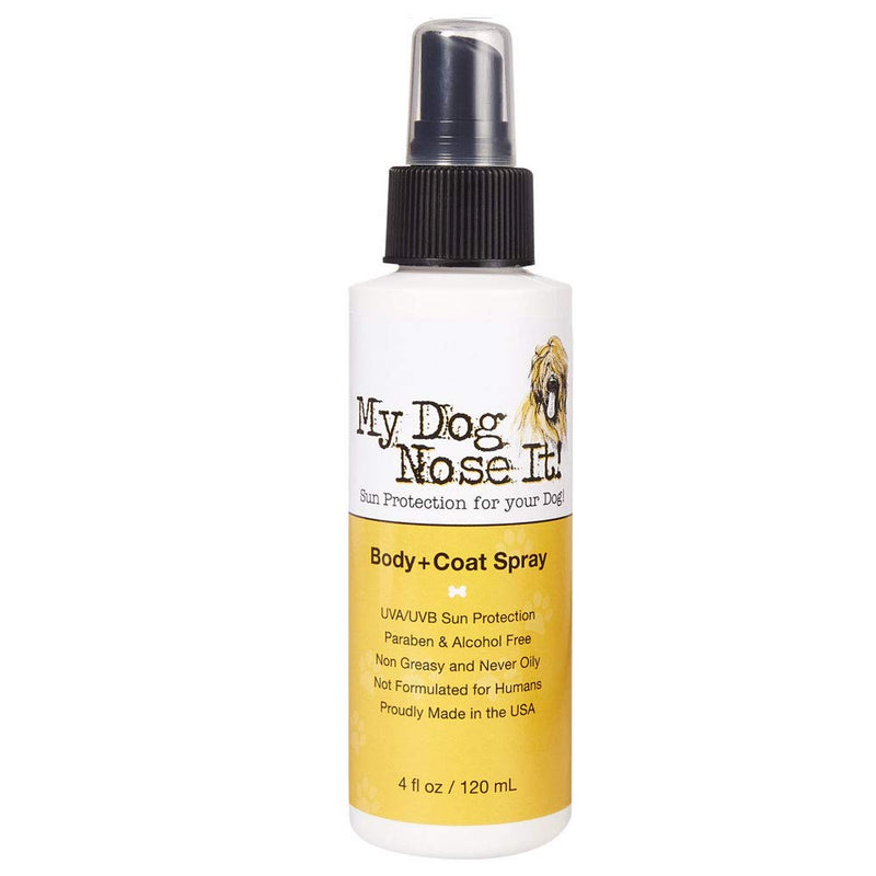 Coat and Body Spray - Sun Protection for Your Dog, Protects Against Harmful UVA/UVB Rays - PawsPlanet Australia