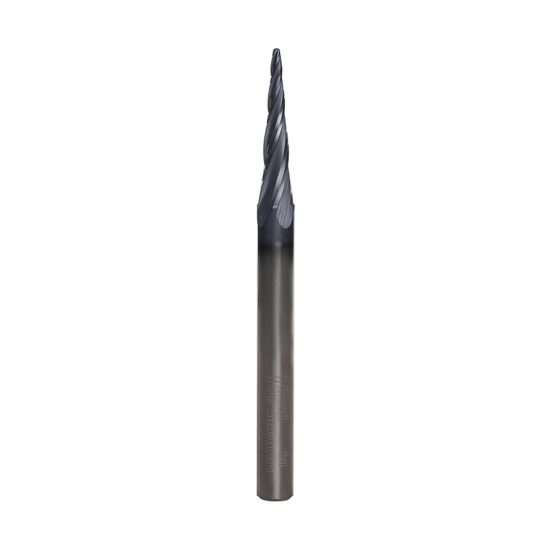 Freud 72-400: 5.4° x 1/16" Tapered Ball Tip -Solid Carbide, 1/4" Shank
