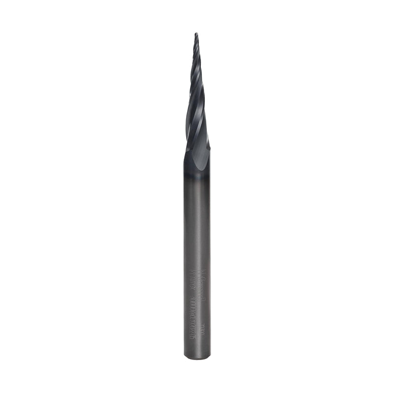 Freud 72-300: 6.2° x 1/32" Tapered Ball Tip Solid Carbide, 1/4" Shank