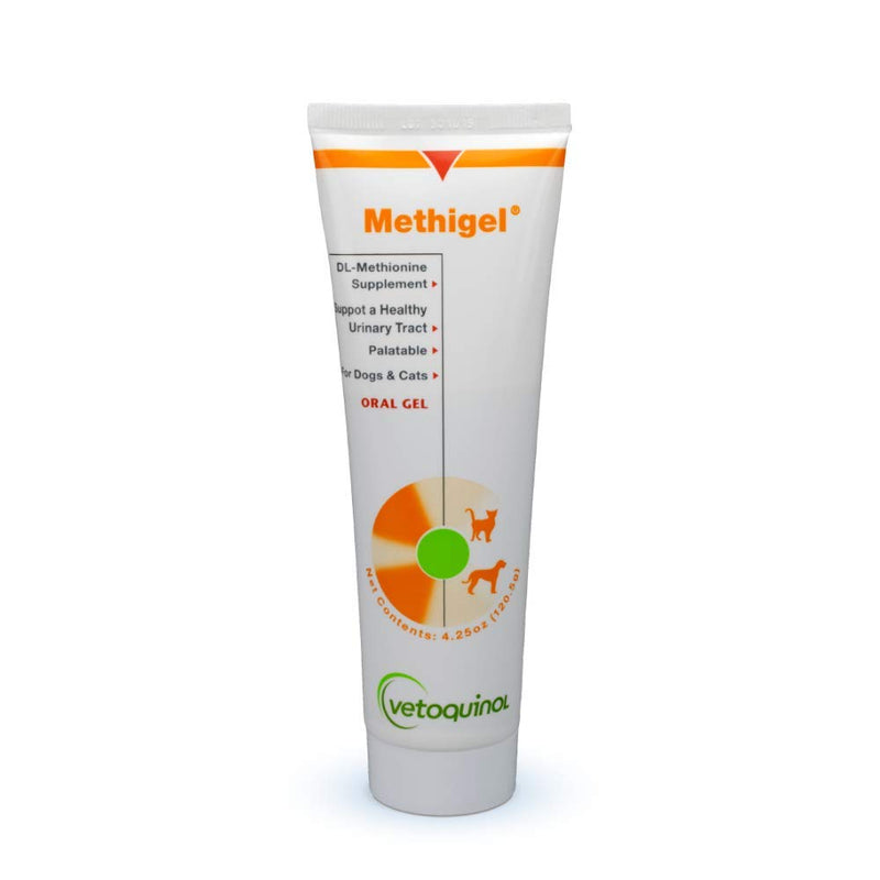 Vetoquinol Methigel Urinary Acidifier to Promote Urinary and Bladder Health for Dogs & Cats 4.25 Ounce (Pack of 2) - PawsPlanet Australia