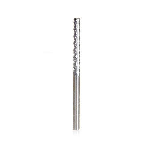 Amana Tool - 48010 Solid Carbide Medium Burr with End Mill Pt. Fiberglass & Composite
