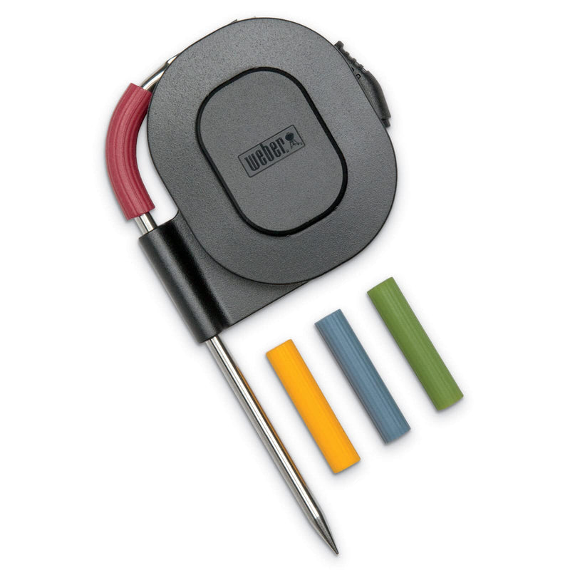 Weber iGrill Pro Meat Probe – Durable Stainless‑Steel Temperature Probe for iGrill & Weber Connect Devices with Color-Coded Sleeves Single
