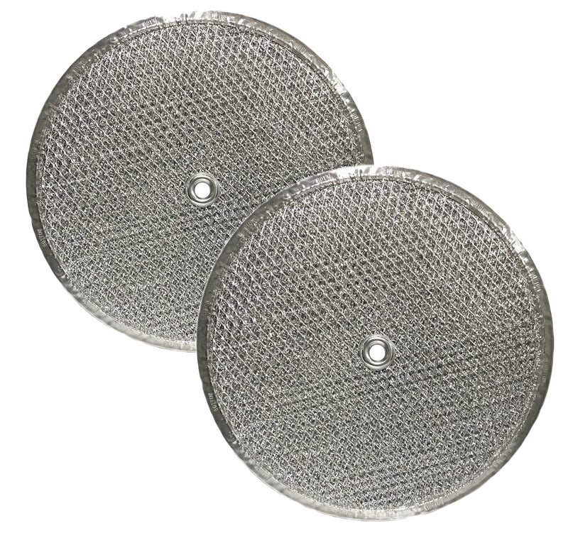 Air Filter Factory 9-1/2 Inches Round x 3/32 With Center Hole Range Hood 12-Layer Aluminum Grease Filter 2-Pack