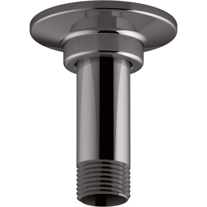 KOHLER 7396-TT 3" Straight Ceiling-Mount Showerarm and Flange, Titanium Vibrant Titanium