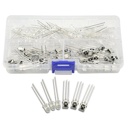 XINGYHENG 100Pcs 50 Pairs 5mm Infrared Diode 940nm IR Emission and Receiver (Three Legs)