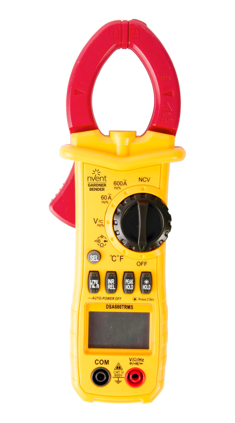 Sperry Instruments DSA600TRMS 12 Function True RMS Digital Clamp Meter, Yellow 600V, 600A AC 12 Function, 28 Range