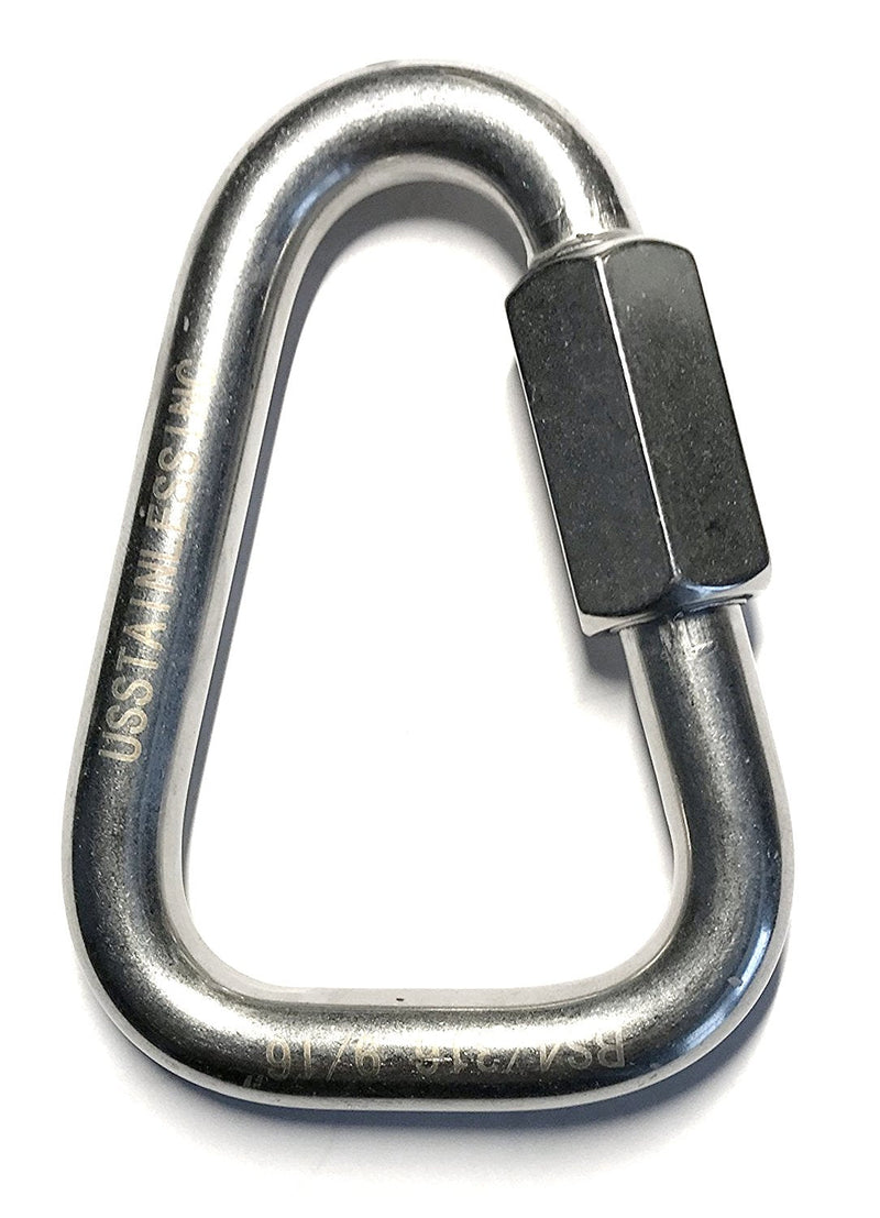 US Stainless Stainless Steel 316 Delta Quick Link 9/16" (14mm) Marine Grade Triangle