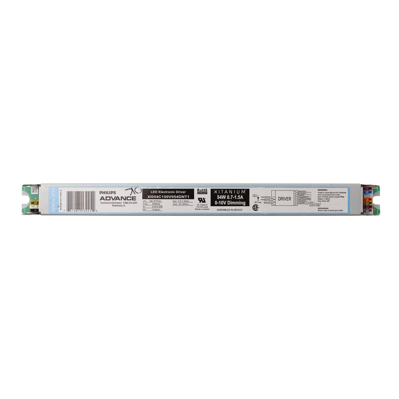 Advance XI054C150V054DNT1 Dimming LED Electronic Driver, 54W, 27-54V @ .7-1.5A
